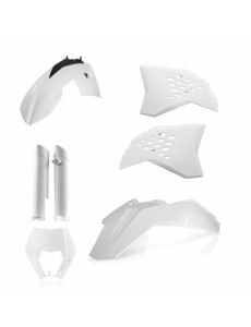 KIT PLÁSTICOS COMPLETO ACERBIS KTM EXC / EXC-F 2008-2011 BRANCO